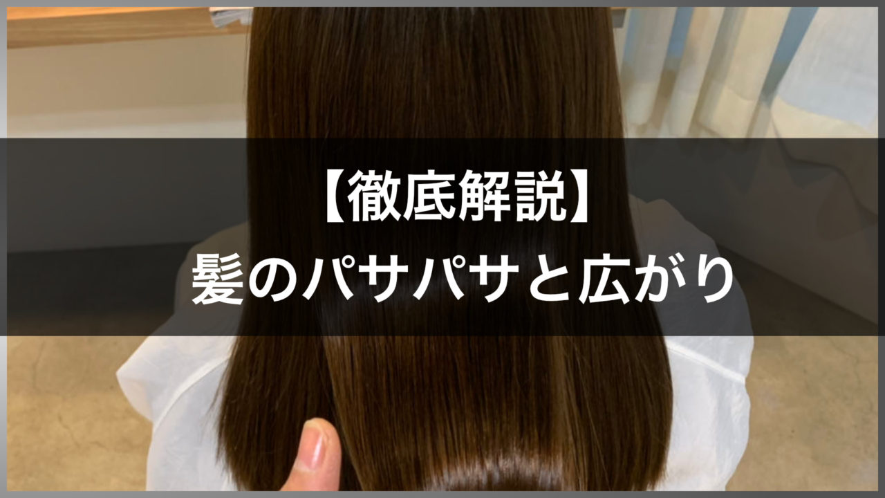 パサパサの髪の毛を治したい 広がる原因と対策を知って髪の潤いを取り戻そう 高田馬場の美容室ideal アイディール